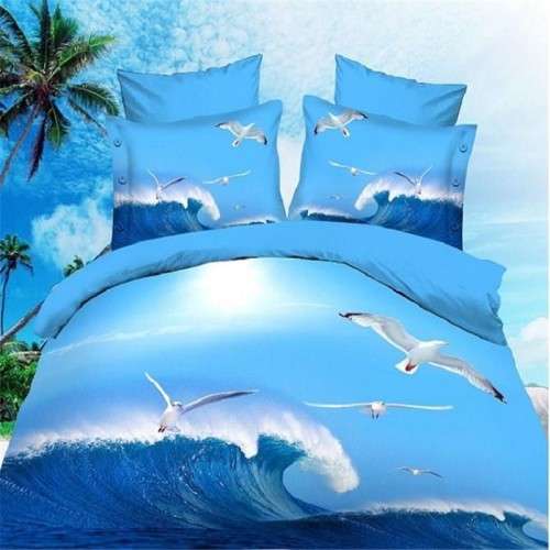 3D Duvet Bedding  Seagulls