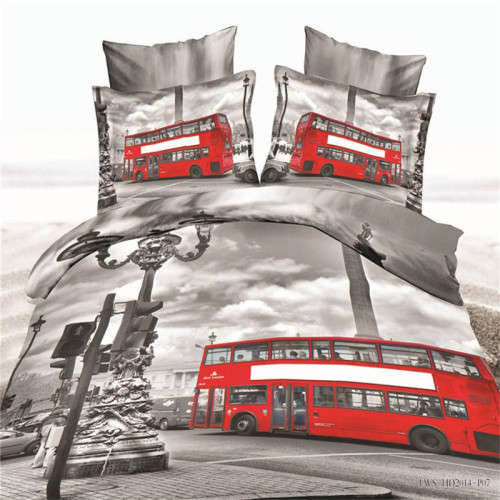 3D Duvet Bedding  London Bus