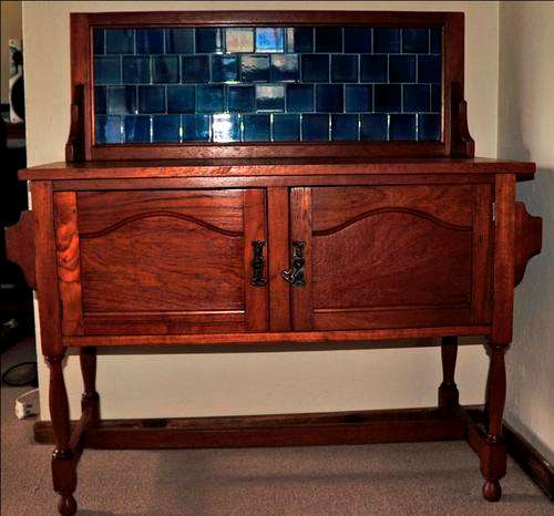 Burmese Teak Washstand