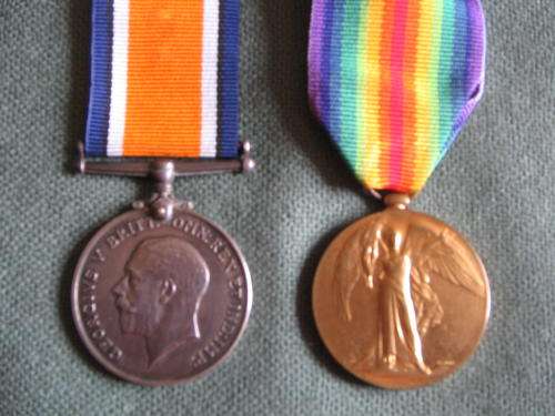 1914-1918 War Medal & Bilingual Victory Medal
