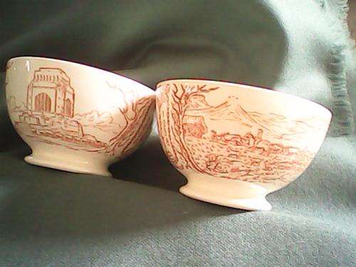 Two Bowls Commemorating the Voortrekker Monument and the Great Trek