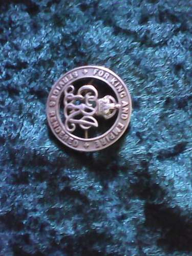 1st WW Silver War Badge - For Services Rendered