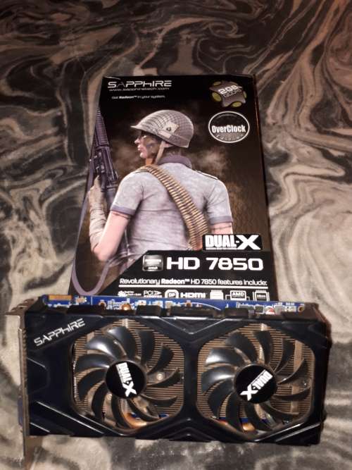 Sapphire AMD HD7850 OC 2GB GDDR5 DX12 Graphics Card