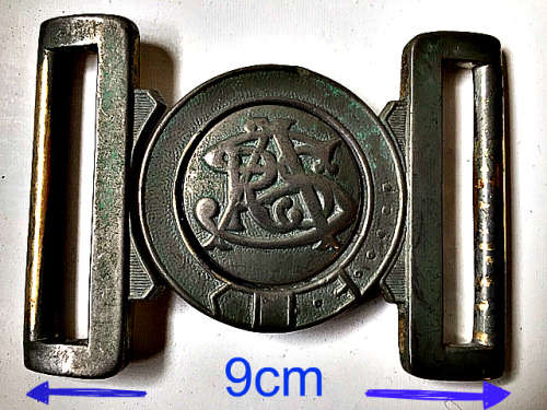 SOUTH AFRICAN RAILWAYS BRASS BELT BUCKLE