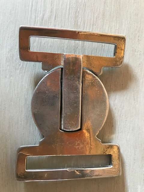 SOUTH AFRICAN RAILWAYS BRASS BELT BUCKLE