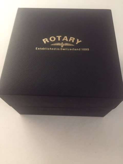 Genuine Boxed Rotary Swiss Geneva Mens Watch