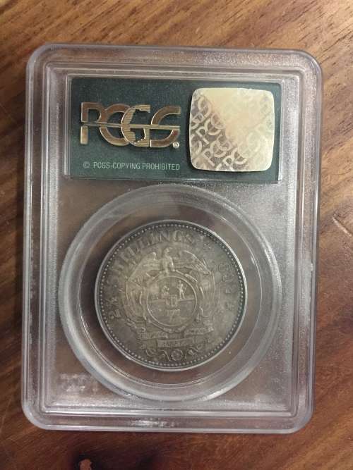 PROOF 1892 ZAR 2 1/2 Shillings PCGS