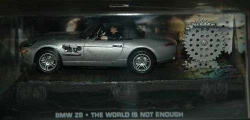 Collectable 007 BMW Z8  (100 x 40 x30 mm) - THE WORLD IS NOT ENOUGH
