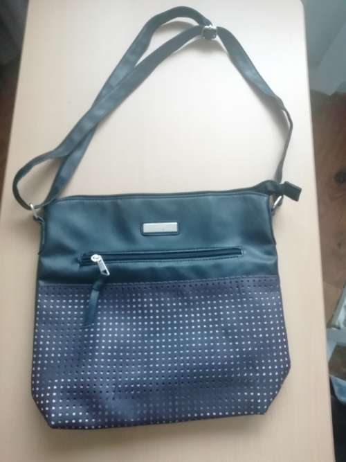 Synthetic leather handbag