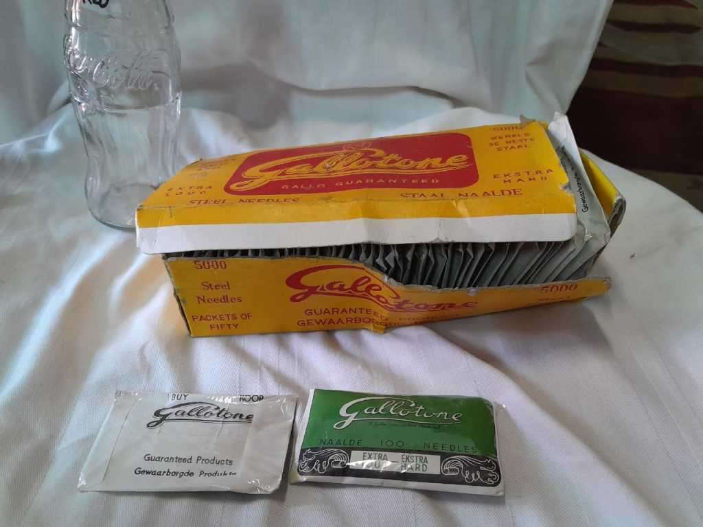 Box of Gallo gramophone needles