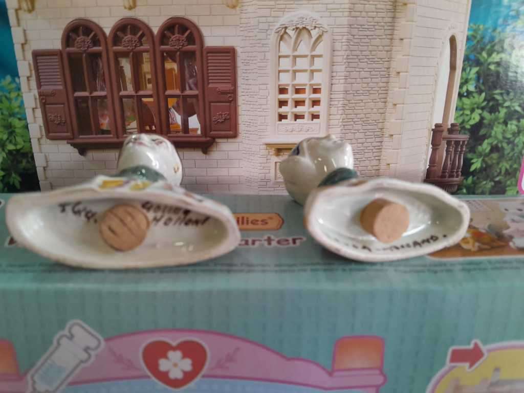 Two rare vintage salt and pepper shakers (Gouda Holland)