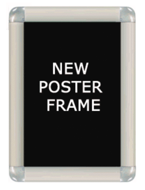 POSTER FRAME A1 CHROME CORNER
