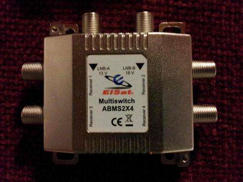 ELSAT - 4 WAY MULTISWITCH (ABMS2X4)