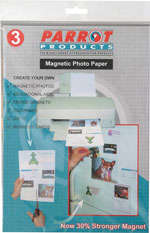 MAGNETIC PHOTO PAPER A4 - 3 SHEETS