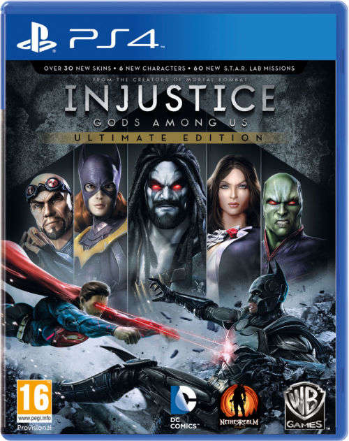 Injustice Gods Among Us Ultimate Edition PS4 Great Condition!