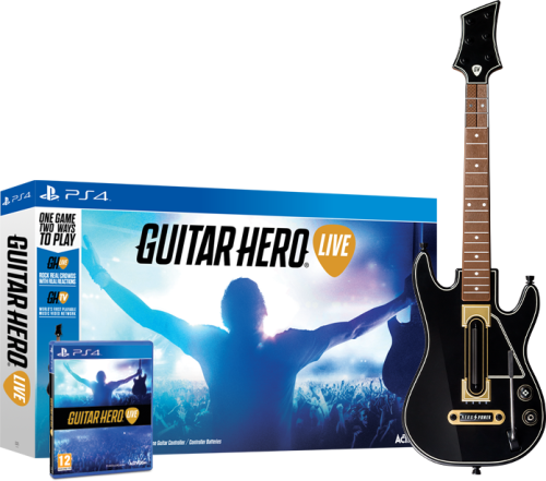 Boxed Guitar Hero Live PS4 Like New! (Game & Guitar)