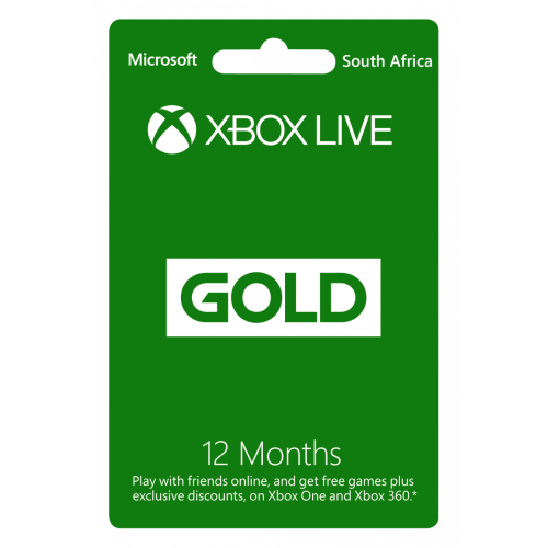 XBOX Live 12 Month Gold Membership