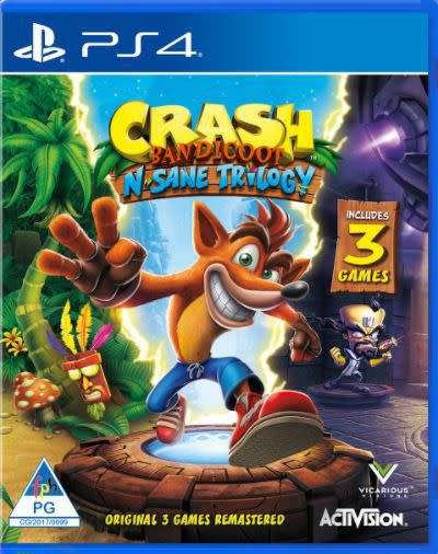 Crash Bandicoot N-Sane Trilogy PS4 Like New!