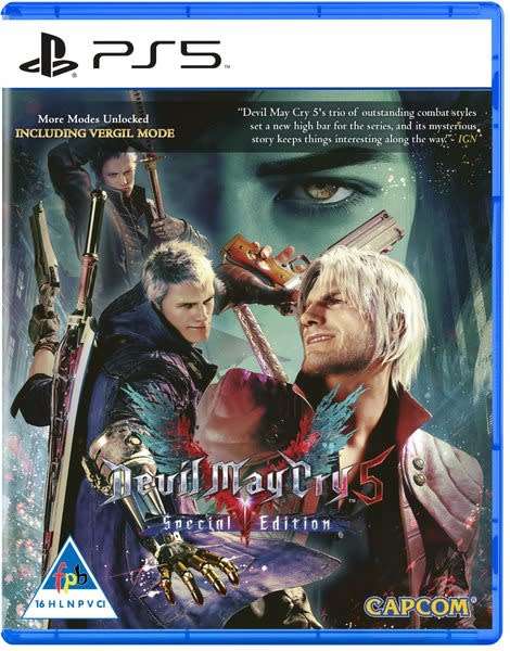 Devil May Cry 5 Special Edition PS5 Like New!