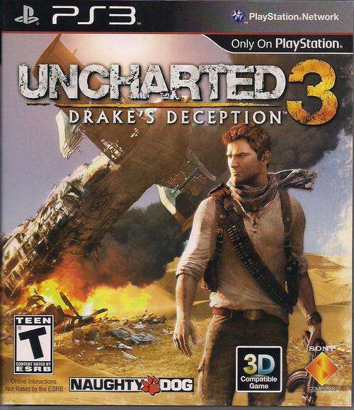 Uncharted 3 Drakes Deception PS3 Like New!
