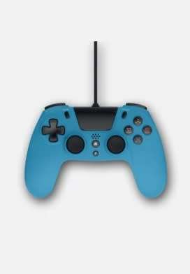 Gioteck VX4 Premium Wired Controller for PS4 / PC Blue New Still Sealed!
