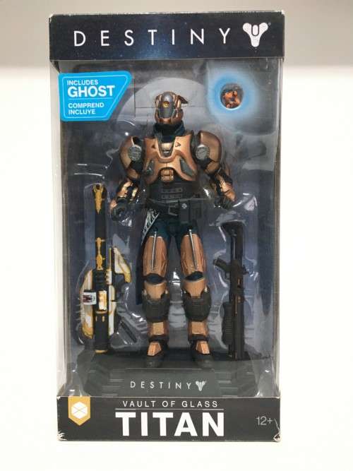 Destiny Vault of Glass Titan Action Figure 10 Inch New! Slight Wear To Box ( See Photos )