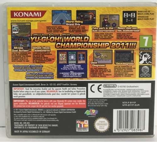 5D`s Yu-Gi-Oh! World Championship 2011 Over The Nexus Nintendo DS Great Condition!