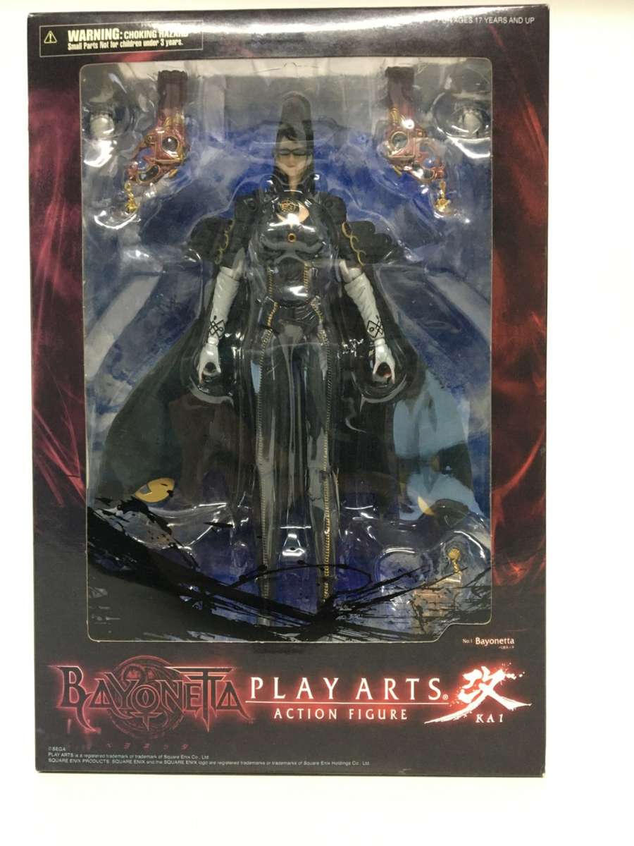 Square Enix Bayonetta Play Arts Kai Bayonetta Action Figure New! ( See Photos )