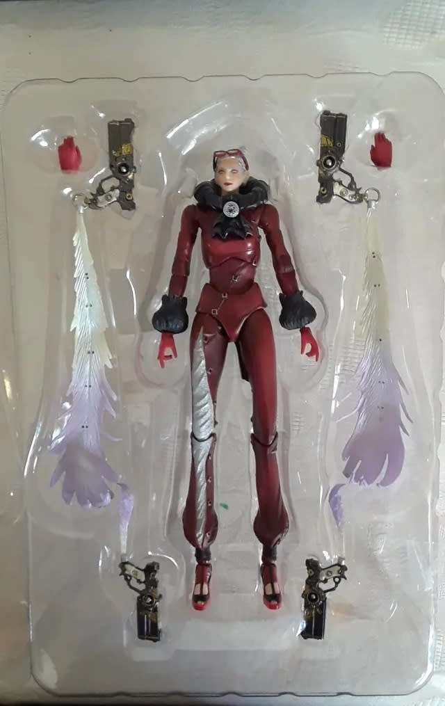 Square Enix Bayonetta Play Arts Kai Jeanne Action Figure New! Slight Wear On Box ( See Photos )