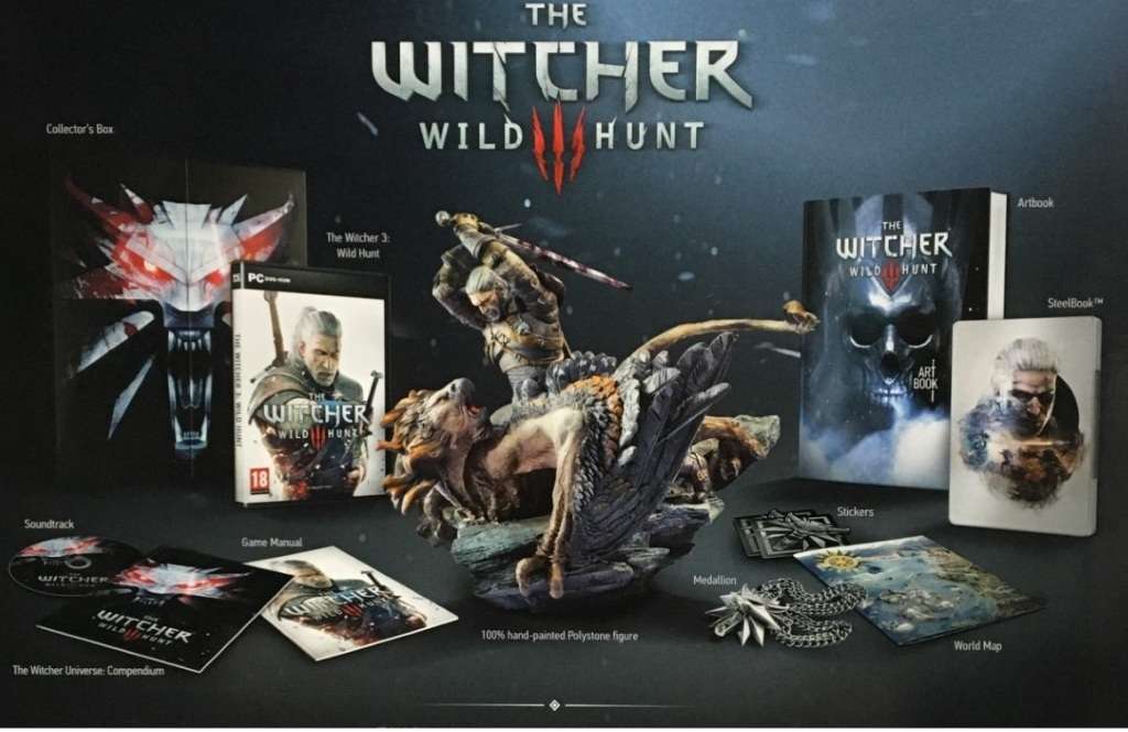 The Witcher III Wild Hunt Collector`s Edition ( PC ) As New Game Code Already Redeemed (See Photos)