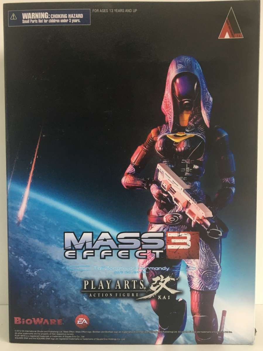 Square Enix Mass Effect 3: Play Arts Kai: Tali`Zorah vas Normandy Action Figure New!