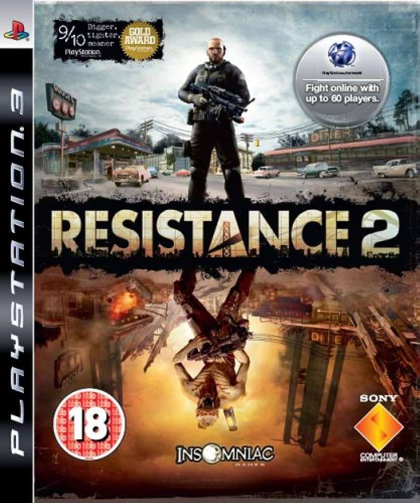 Resistance 2 PS3 Manual Included Good Condition!