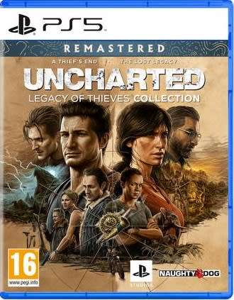 Uncharted Legacy Of Thieves Collection PlayStation 5 Like New!