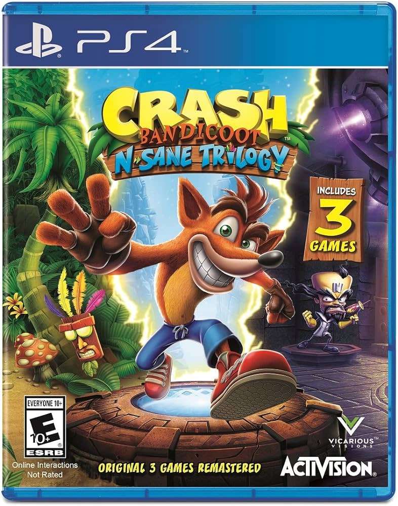 Crash Bandicoot N.Sane Trilogy PS4 Great Condition!