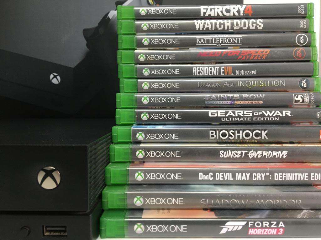 Xbox One X 1TB Console Boxed With 1 Official Microsoft Series Controller & Games Bundle!