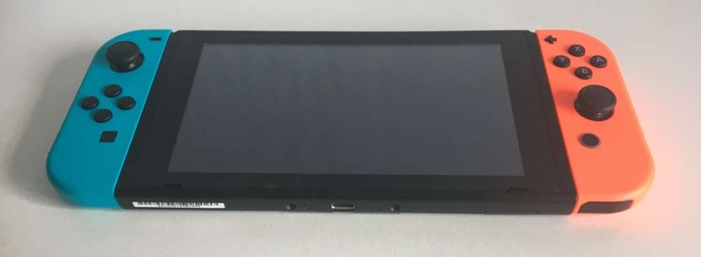 Nintendo Switch V2 Console - Neon Red / Neon Blue + Generic Pro Controller Immaculate Condition!