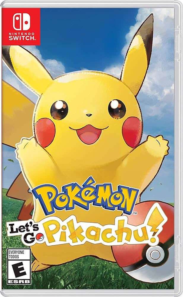 Pokemon Let`s Go Pikachu Nintendo Switch Like New!
