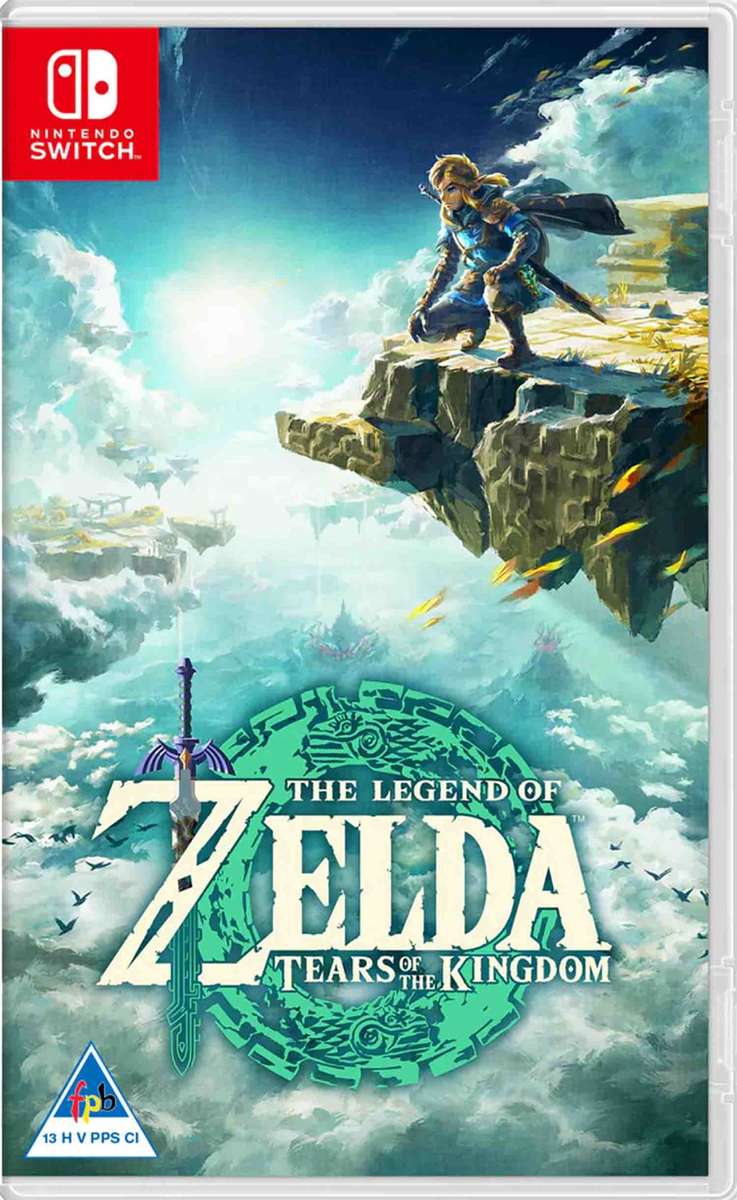 The Legend Of Zelda Tears Of The Kingdom Nintendo Switch Like New!