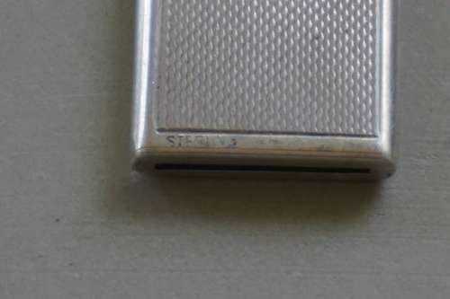 STERLING SILVER CIGAR CUTTER!