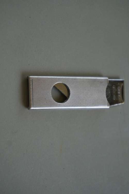 STERLING SILVER CIGAR CUTTER!