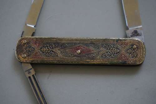 RARE! 50 - 60s Driezack Wusthof Soligen pocket knife in sheath