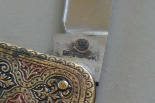 RARE! 50 - 60s Driezack Wusthof Soligen pocket knife in sheath