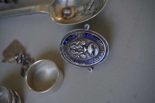 INTERESTING LOT OF STERLING SILVER ITEMS!