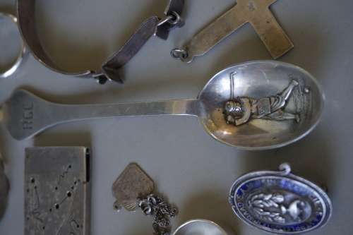 INTERESTING LOT OF STERLING SILVER ITEMS!