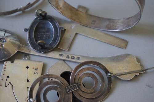 INTERESTING LOT OF STERLING SILVER ITEMS!