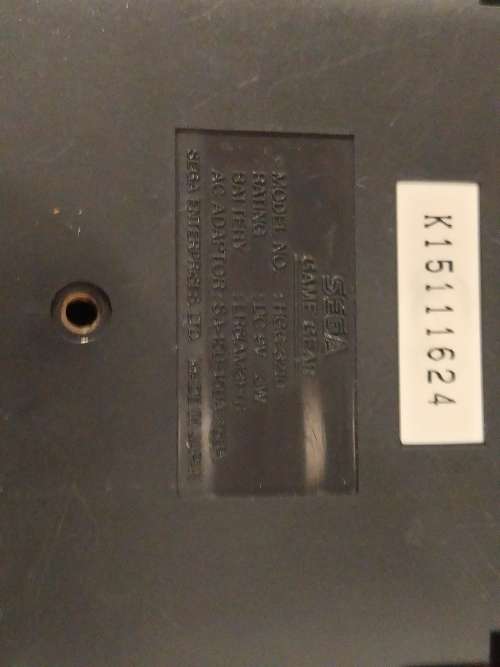 Vintage Sega game gear handheld consol