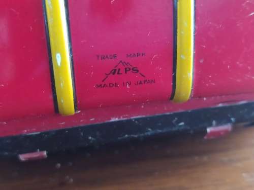 RARE! Vintage Japanese Alps tin battery operated toy