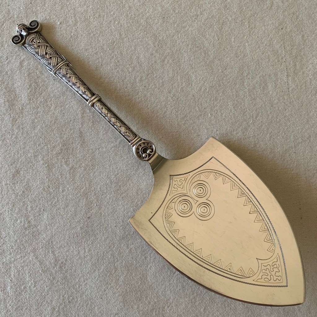 David Anderson Hallmarked Silver 830 Cake Server (1888-1925)
