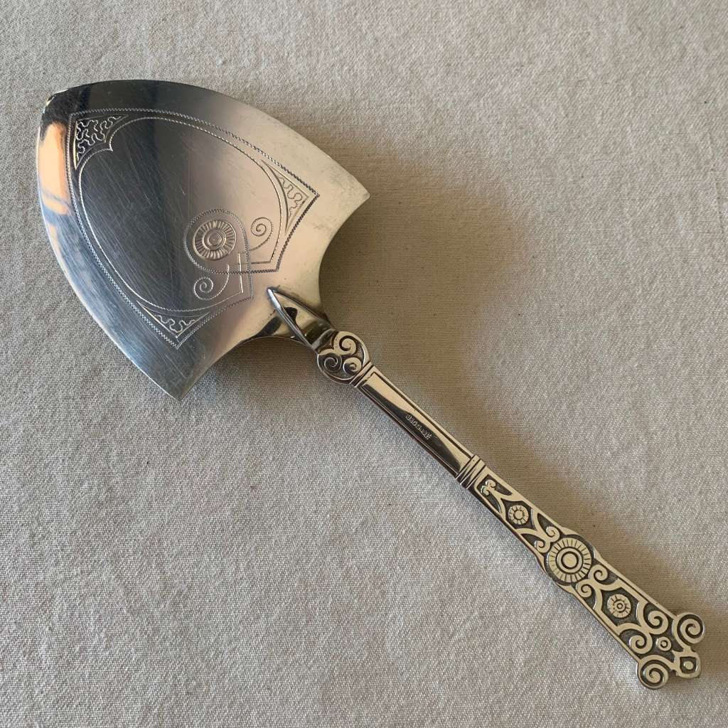 David Anderson Hallmarked Silver 830 Cake Server (1888-1925)