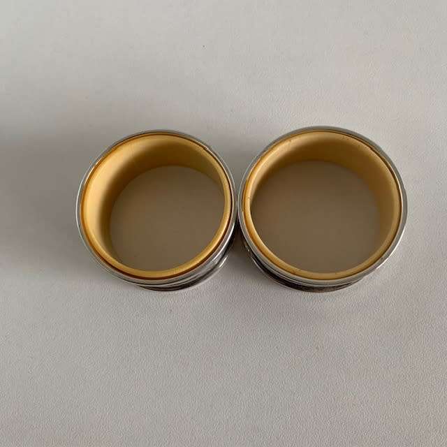 Hallmarked silver Serviette rings